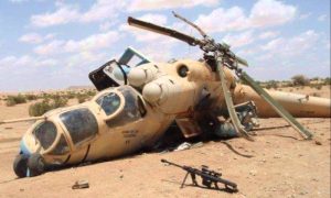Российский военный вертолет Ми-8 с пятью людьми на борту был сбит в Сирии, - Минобороны
