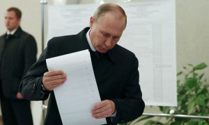Владимир Путин проголосовал на выборах в Госдуму
