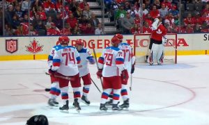 Сборная России уступила хозяевам в полуфинальном матче Кубка мира по хоккею в Торонто