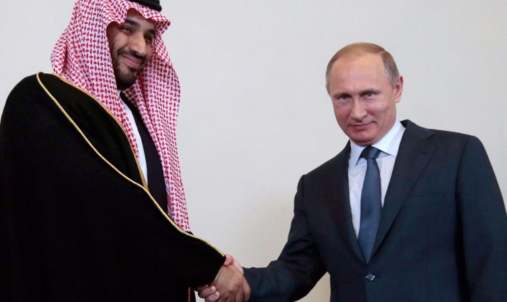 Президент России решил обсудить заморозку добычи нефти с наследным принцем Саудовской Аравии 
