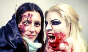 Московские ведьмы и вампиры устроили забег в честь Хэллоуина