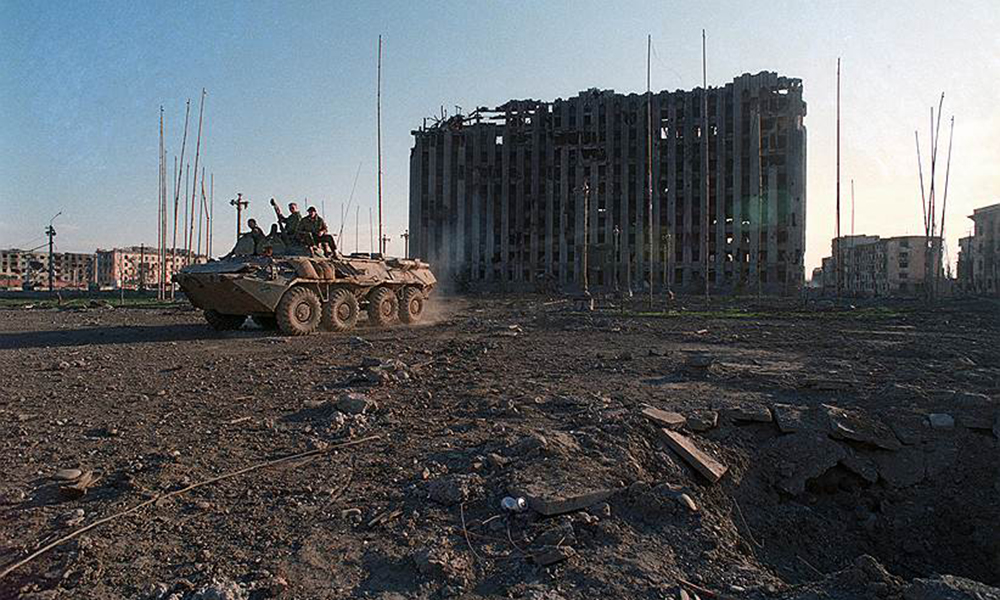 Фото разрушенного грозного 1995