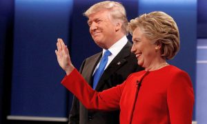 За сутки до часа икс: Клинтон опередила Трампа в опросах на четыре процента