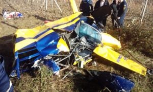Опубликованы фотографии с места падения частного вертолета Robinson в Крыму