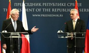 Президенты Сербии и Чехии высказались за скорейшую отмену антироссийских санкций