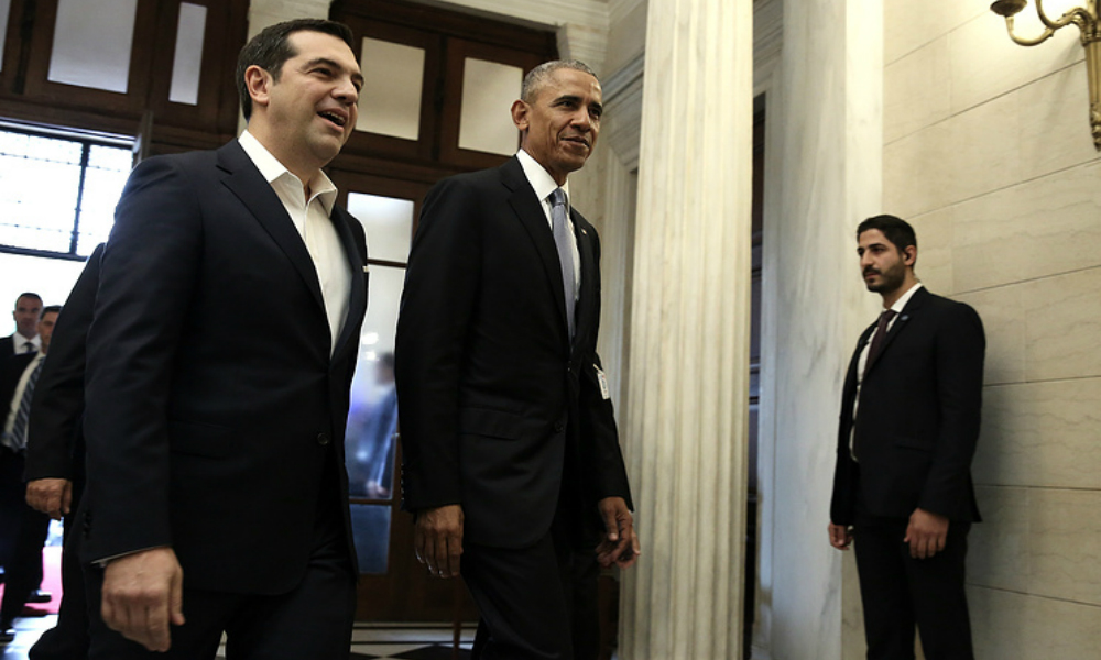 Обама «настроил» премьера Греции Алексиса Ципраса на сохранение антироссийских санкций 