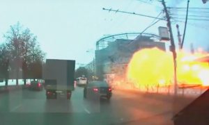 В Сети появилось видео взрыва газового баллона на станции метро 