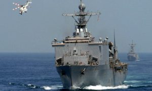 Два десантных корабля американского флота на три месяца вошли в Средиземное море
