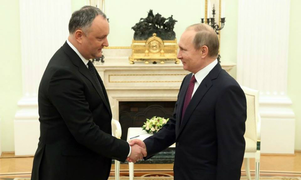 Путин рассказал Додону о своих ожиданиях от встречи в Москве 