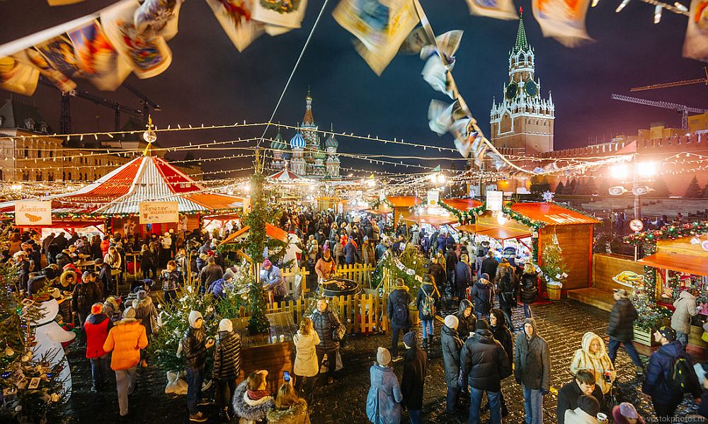 Более семи миллионов жителей и гостей России приняли участие в новогодних мероприятиях 
