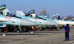 Российской армии пообещали получение в нынешнем году десяти новейших истребителей Су-35С