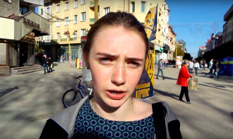Жители Ивано-Франковска рассказали на видеокамеру о главных врагах Украины 