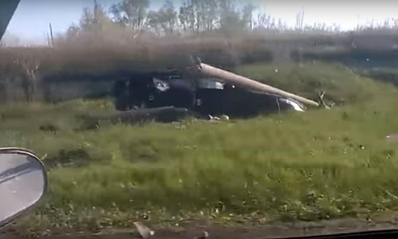 Опубликовано видео с места ДТП в Балакове, где в свой день рождения погибла дама-водитель 