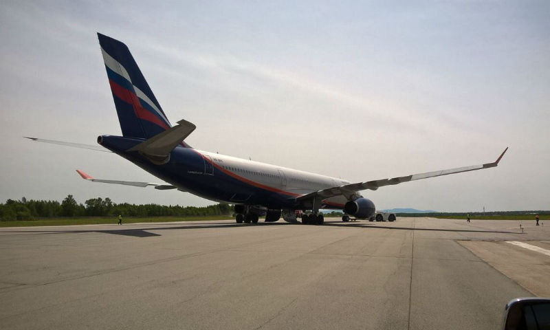 Стала известна причина экстренной посадки самолета «Аэрофлота» в Хабаровске 