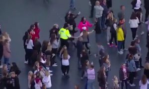 Танцующий с детьми на концерте Арианы Гранде полицейский покорил социальные сети