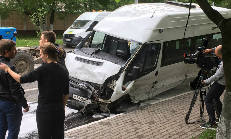 Момент страшного ДТП в Балашихе попал на видео 