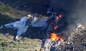 Опубликовано видео крушения военного самолета, в котором погибли 16 человек