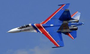 Российский истребитель Су-27 потерпел крушение на учениях в США