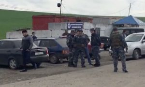 Опубликовано видео атаки смертников на пост ДПС в Ингушетии