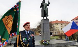 Памятник маршала Конева в Праге 