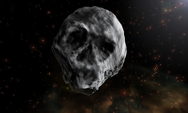 Астероид в форме черепа приближается к Земле 