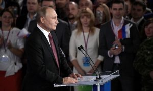 Путин обнародовал свои задачи как кандидата в президенты России