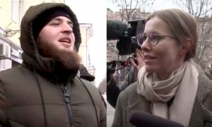 «Кофе вреден для лошадей»: чеченцы поговорили с Собчак в Грозном
