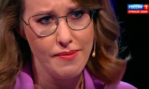 Ксения Собчак расплакалась на дебатах