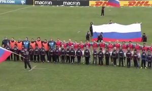 Российские регбисты спели гимн СССР и разгромили Германию