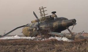 В Чечне разбился вертолет Ми-8