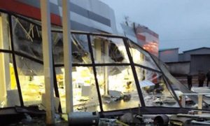 Обрушилась крыша супермаркета в Рыбинске