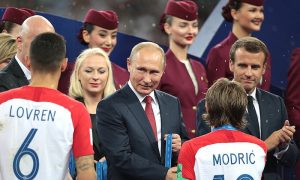 Путин поделился мнением о матче Франция-Хорватия