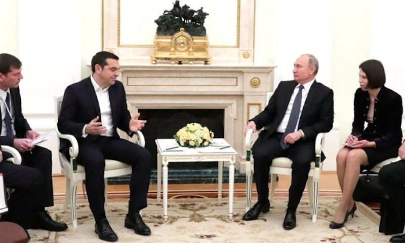 Путин пообещал подарить Ципрасу Путин пообещал подарить Ципрасу