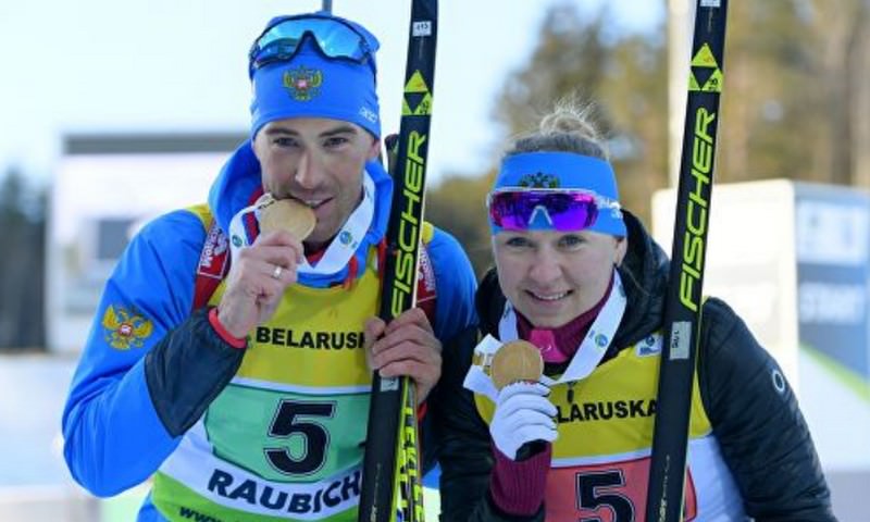 Российские биатлонисты выиграли первое золото на чемпионате Европы 