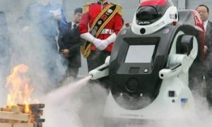 В Японии создали первый отряд роботов-пожарных