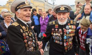 В России осталось около  75 тысяч участников Великой  Отечественной войны