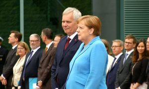 Меркель потряс третий приступ