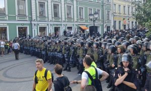 Полиция насчитала 3,5 тысячи участников акции в Москве: задержаны более 500