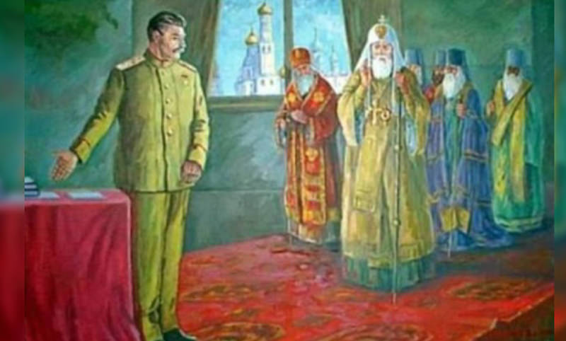 Календарь: 4 сентября - Состоялась встреча Иосифа Сталина с иерархами Русской Православной Церкви 