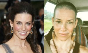 Актриса Эванджелин Лилли побрилась налысо на глазах у подписчиков