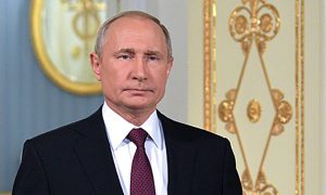 Путин поздравил  россиян с Новым годом