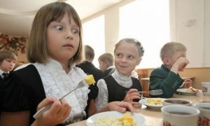 Омским школьникам выделили на горячее питание 5 рублей в день