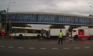Пьяный лихач на «Газели» убил пассажирку рейсового автобуса в Москве