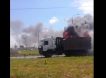 В Сеть попало видео несущегося по Тольятти горящего мусоровоза