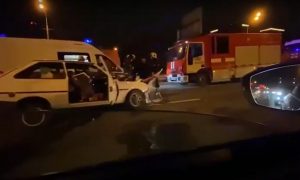 Вице-премьер правительства России пострадал в крупном ДТП на Кутузовском проспекте