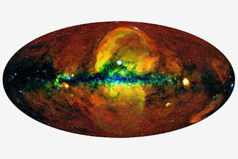 Ученые раскрыли загадку гигантских пузырей в центре Млечного Пути 