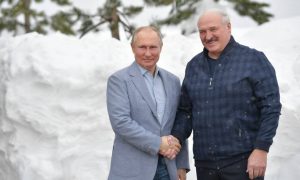 На встрече с Путиным Лукашенко похвалил 