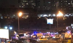 Полицейская машина насмерть сбила человека на Кутузовском проспекте в Москве