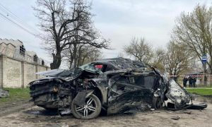 Опубликовано видео последствий ДТП в Ростовской области, в котором погибли пятеро подростков