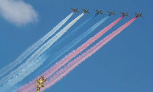 В Москве прошла репетиция воздушной части парада Победы
